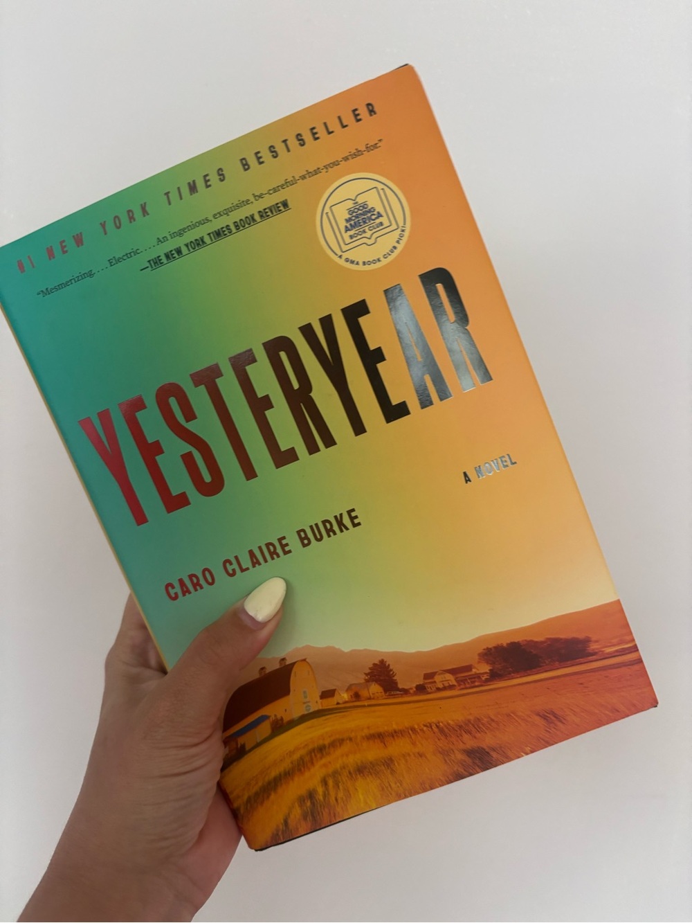 Yesteryear by Caro Claire Burke - Yellow Gradient Paperback